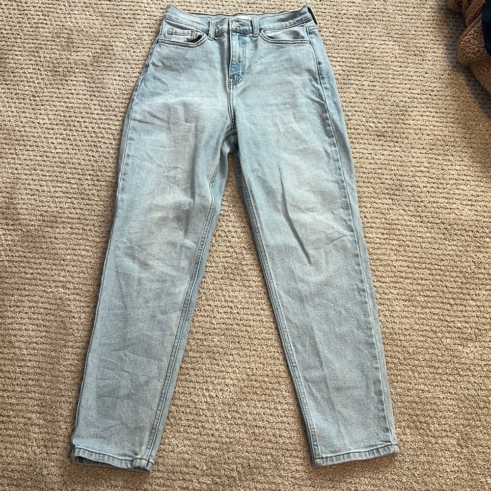 Cello light wash straight leg jeans